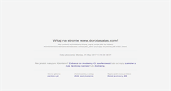 Desktop Screenshot of dorotasalas.com
